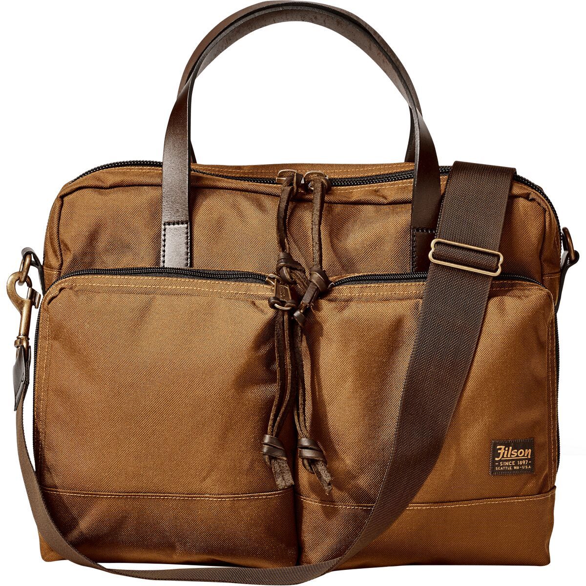 Filson Dryden Briefcase Whiskey