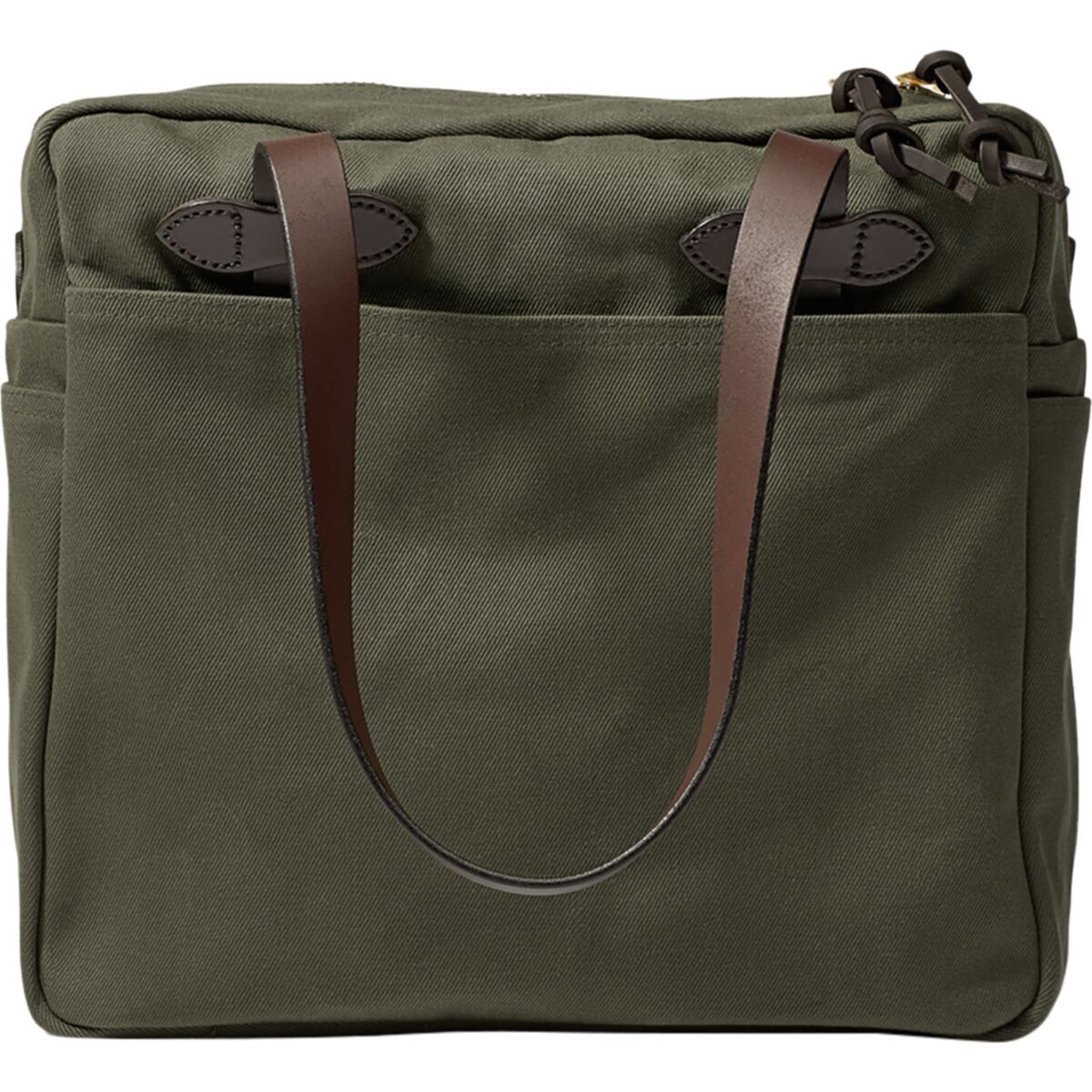 Image of Filson Tote Bag With Zipper Otter Green, One Size