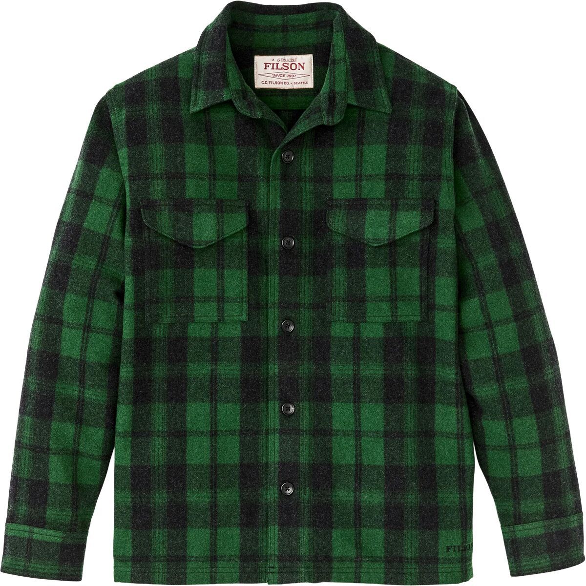 Image of Filson Jac-Shirt - Men's Green Black, XXL
