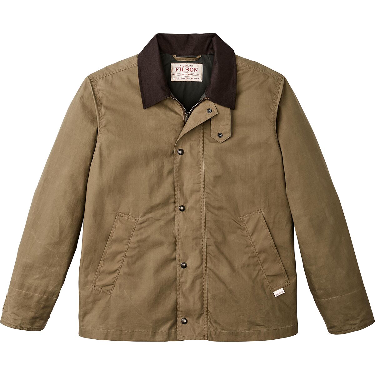 Image of Filson Ranger Short Field Jacket - Men's Dark Beige, L