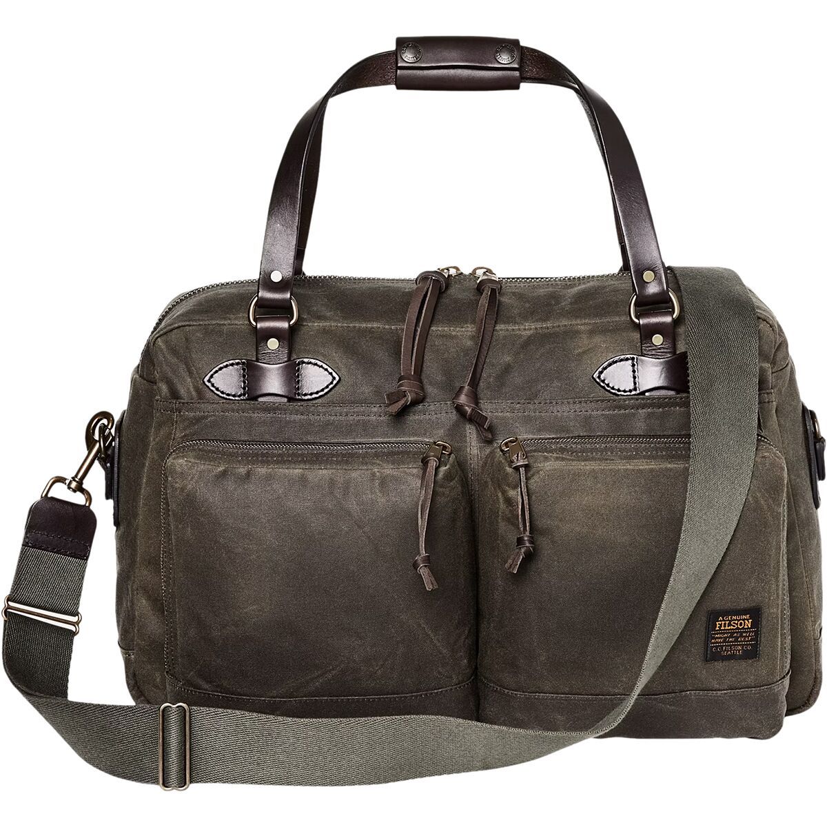 Image of Filson 48 Hour Tin Cloth Duffle Bag Otter Green, One Size