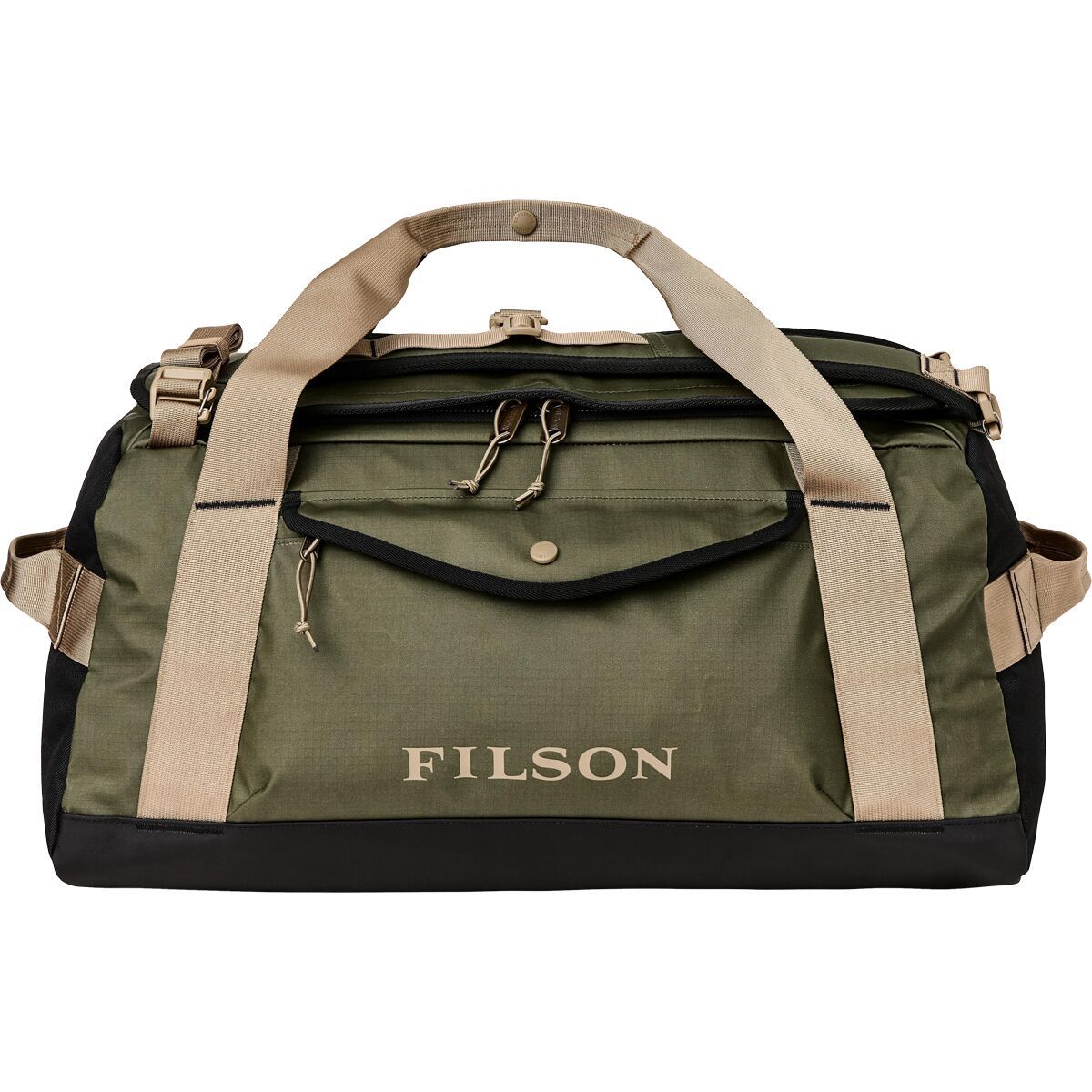 Image of Filson All-Weather 50L Duffle Bag Olive/Black/Covert, One Size