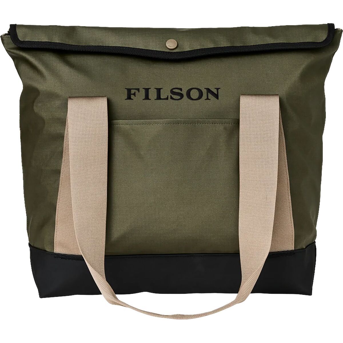 Image of Filson All-Weather Tote Bag Olive/Black/Covert, One Size