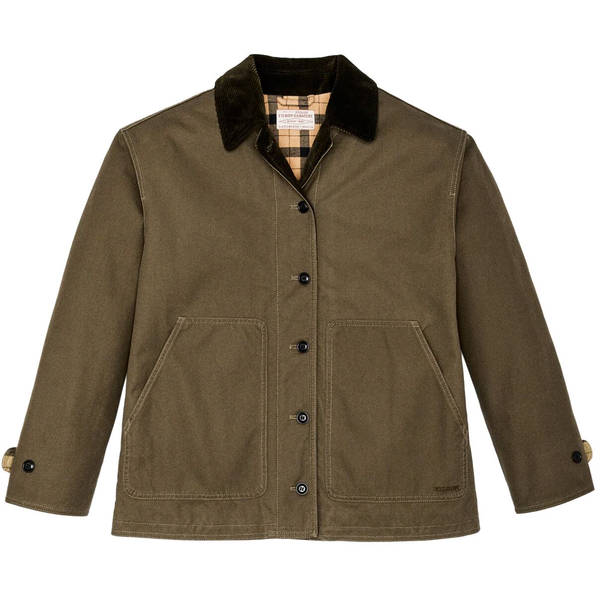 Image of Filson Barn Coat - Women's MarshOlive, M