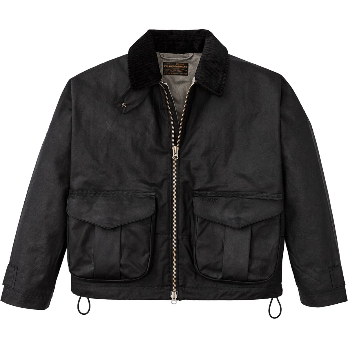 Image of Filson Shelter Short Work Jacket - Women's Black, M