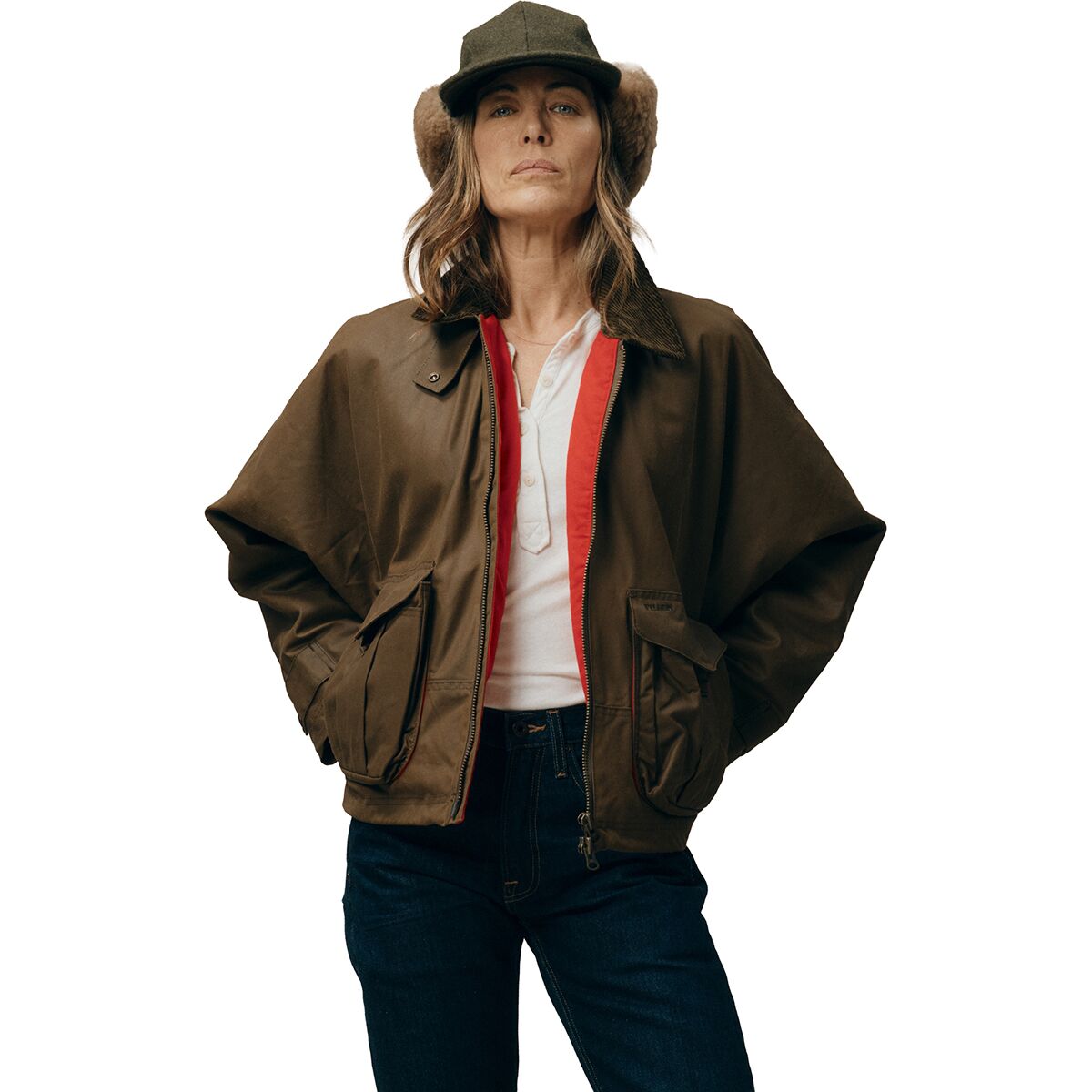 Image of Filson Shelter Short Work Jacket - Women's DarkTan, S