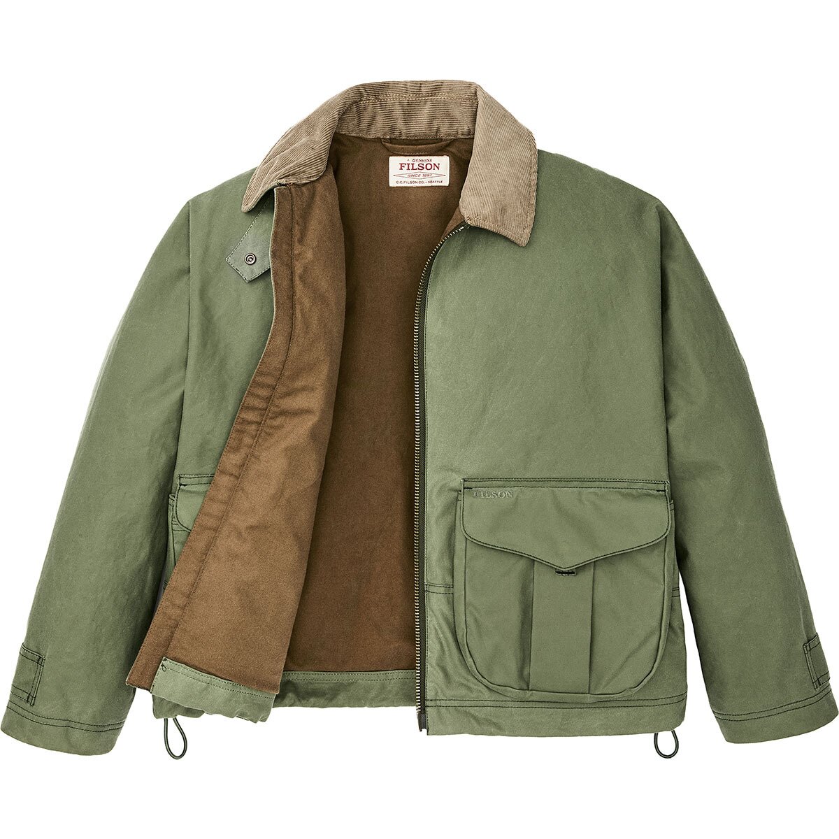 Image of Filson Shelter Short Work Jacket - Women's Sage Olive, L