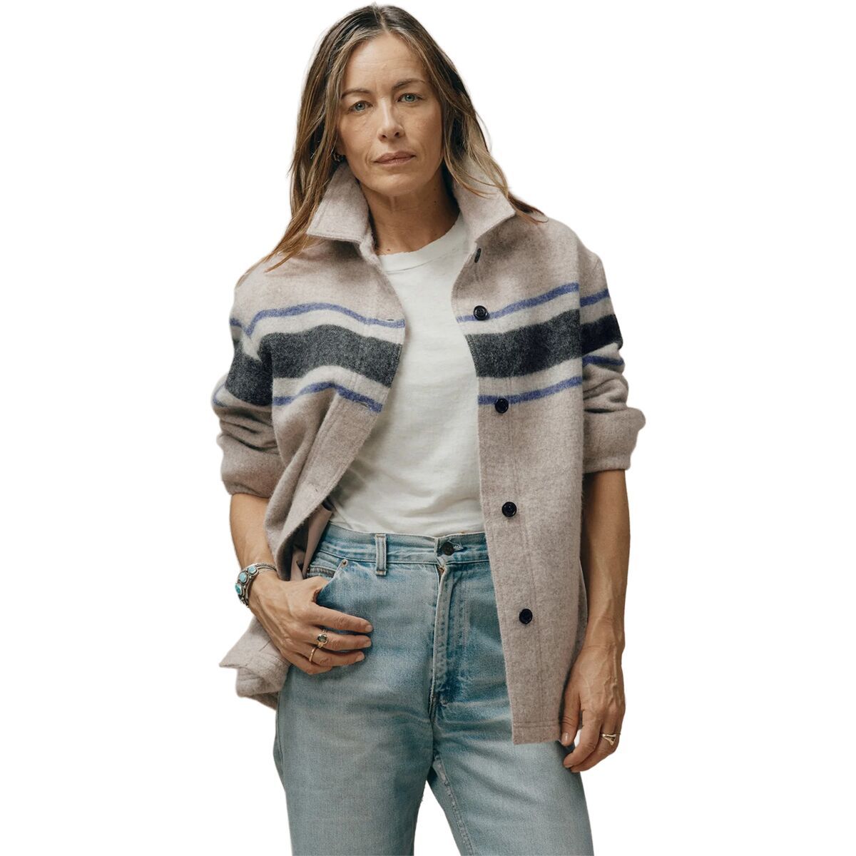 Image of Filson Wool Overshirt - Women's GrayBlack, S