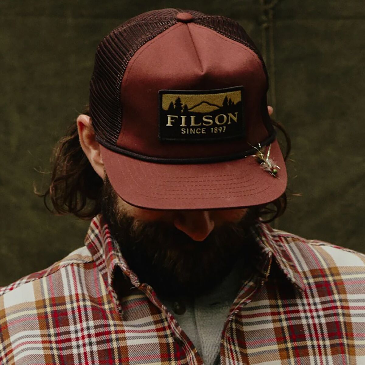 Filson Trucker Mesh Cap + Scenic Patch Embroidery - Accessories