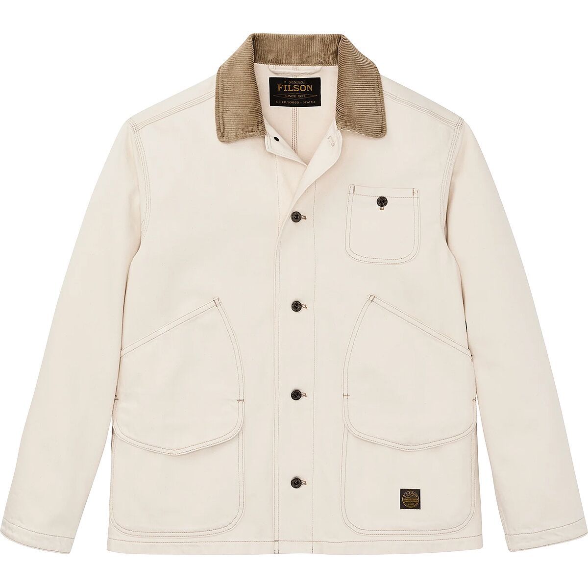 Image of Filson 11oz Denim Outfitter Jacket - Men's Natural Seed, S