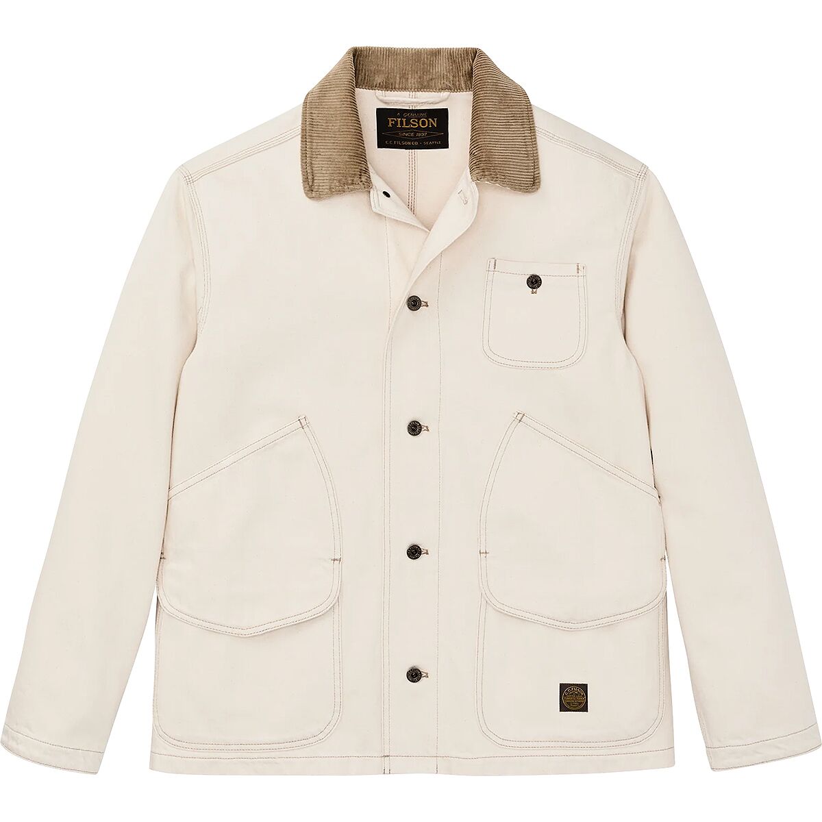Image of Filson 11oz Denim Outfitter Jacket - Men's Natural Seed, L
