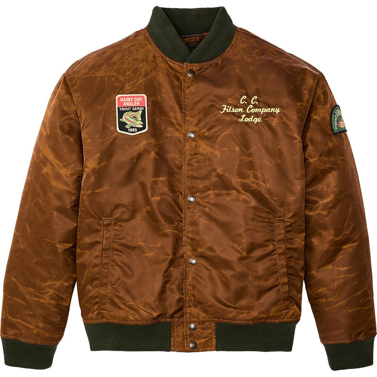 Image of Filson Embroidered Montlake Jacket - Men's Whiskey, XXL