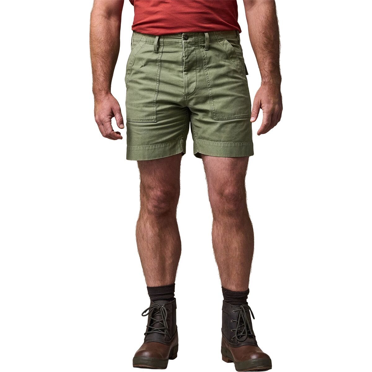 Image of Filson Field Supply Short - Men's Washed Fatigue Green, 34