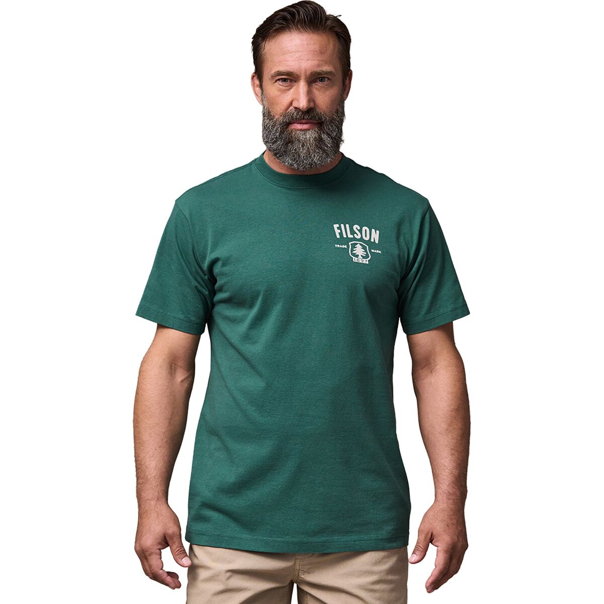 Image of Filson Forestry Graphic T-Shirt - Men's Mallard Green, XL