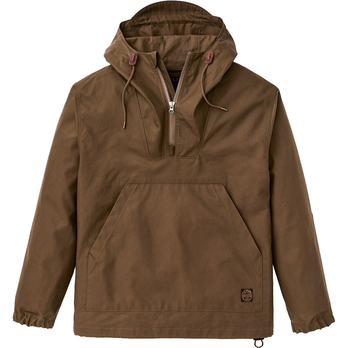 Image of Filson Dry Wax Anorak - Men's Olive, S