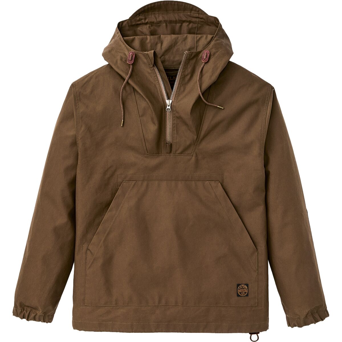 Image of Filson Dry Wax Anorak - Men's Olive, L