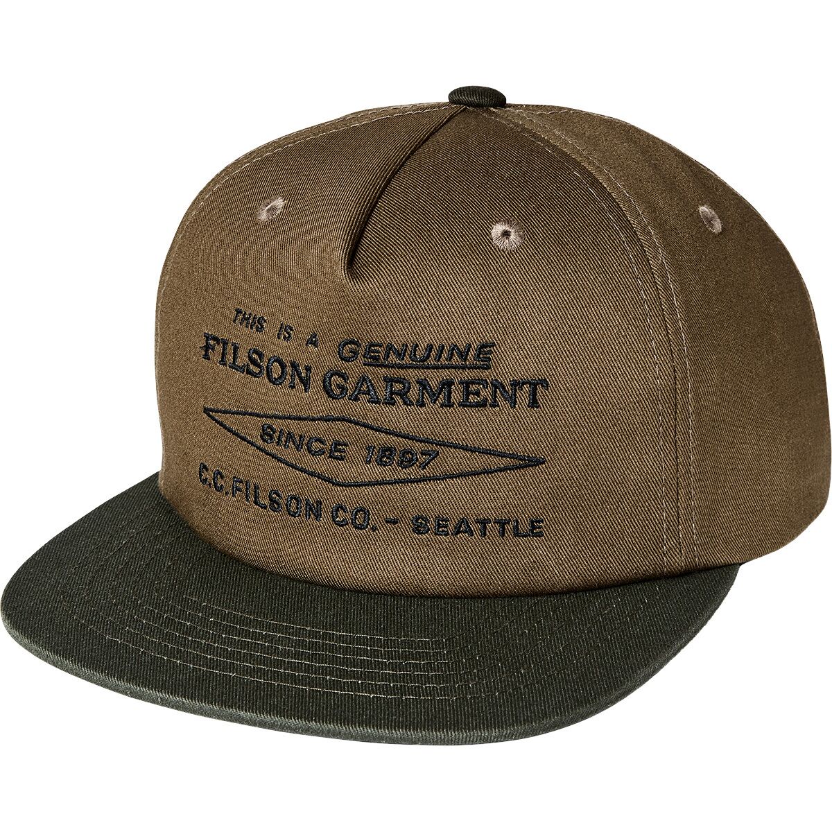 Image of Filson Diamond Trucker Cap Olive, One Size