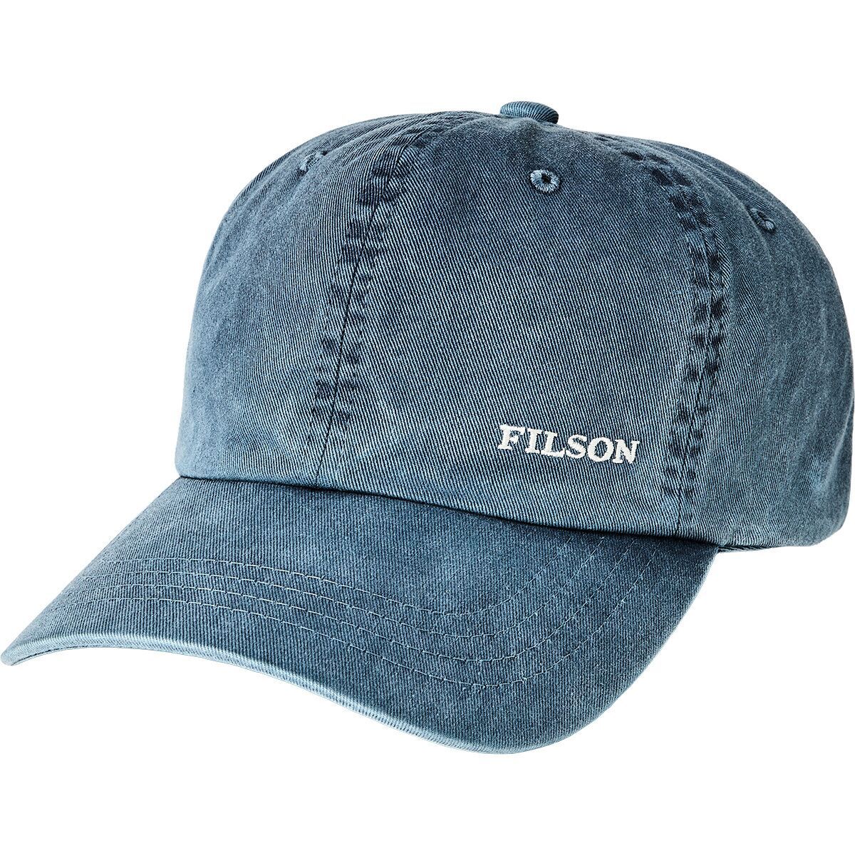 Image of Filson Washed Low-Profile Logger Cap Washed Blue, One Size