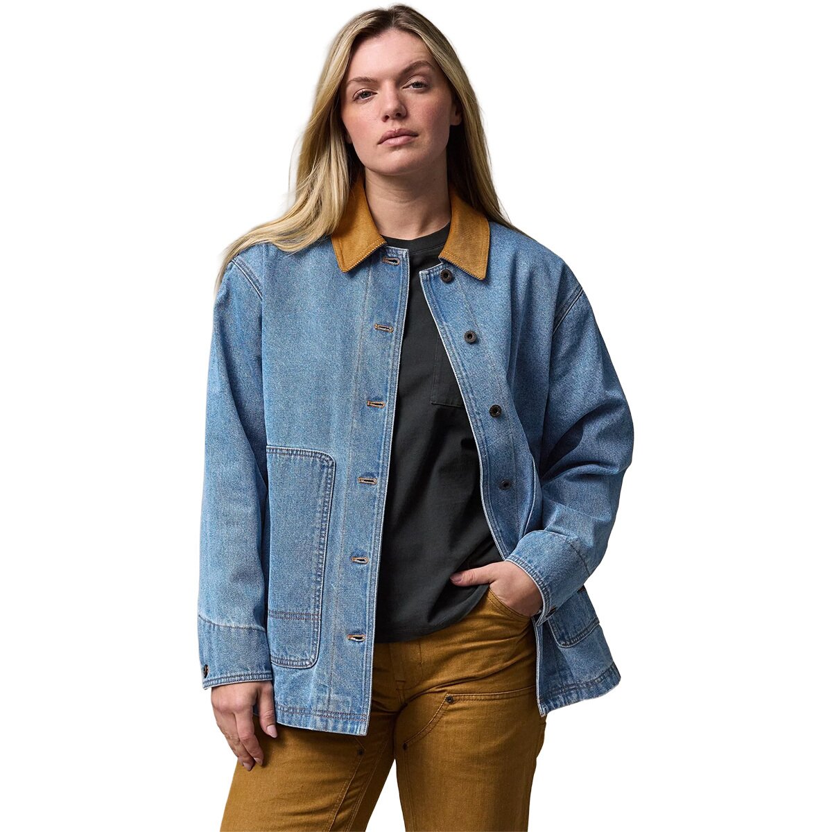 Image of Filson 11-oz. Denim Barn Coat - Women's Light Indigo, XS