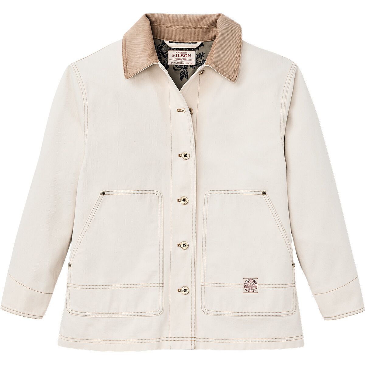 Image of Filson 11-oz. Denim Barn Coat - Women's Light Indigo, M