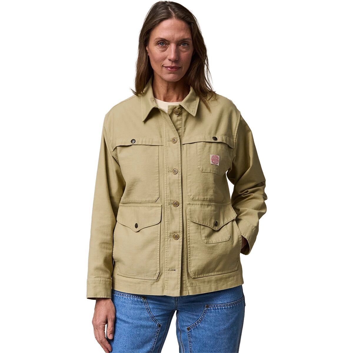 Image of Filson Reverse Sateen Cruiser - Women's Antique Khaki, M
