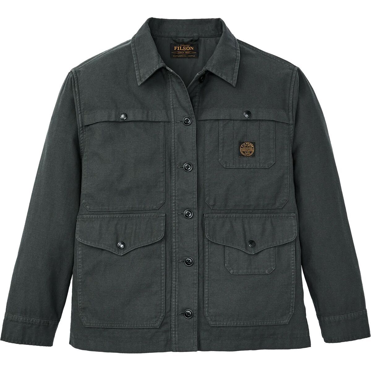 Image of Filson Reverse Sateen Cruiser - Women's Faded Black, L