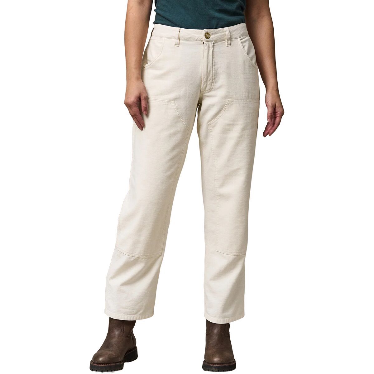 Image of Filson Reverse Sateen Double Front Pant - Women's Natural Seed, 10