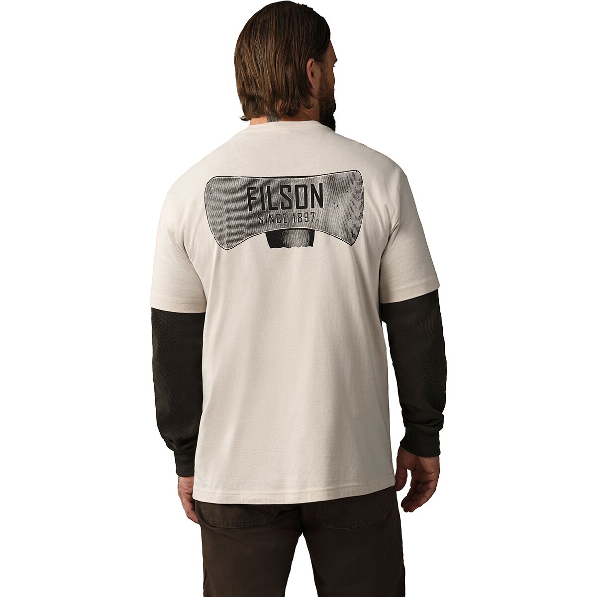 Image of Filson Axe Graphic T-Shirt - Men's Natural, M
