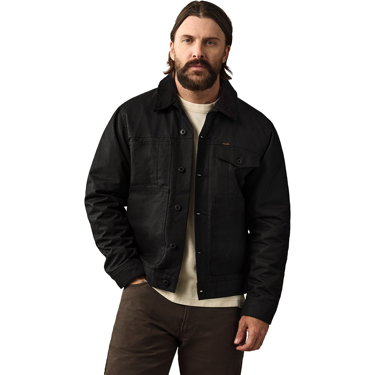 Image of Filson Insulated Short Cruiser Jacket - Men's Black, XL