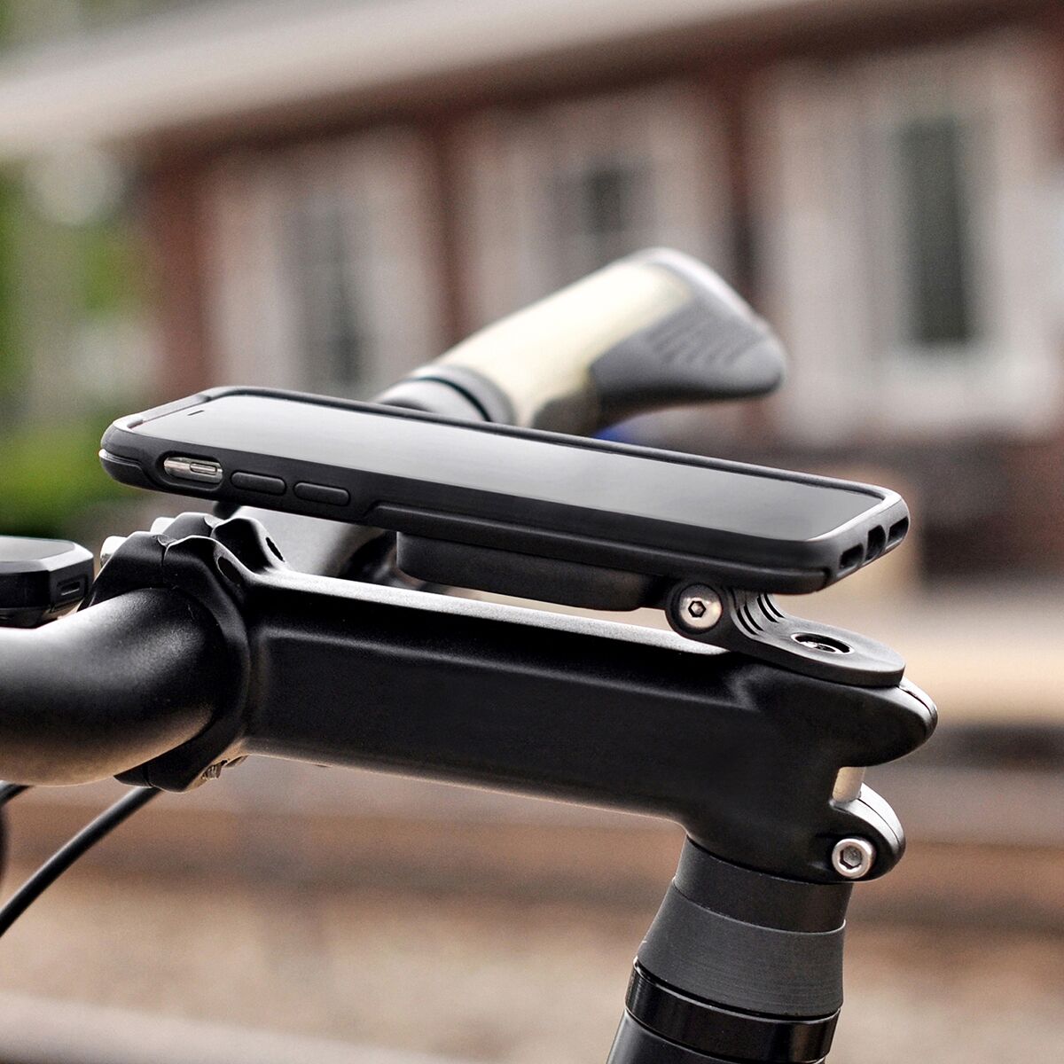 Bike stem online cap phone mount