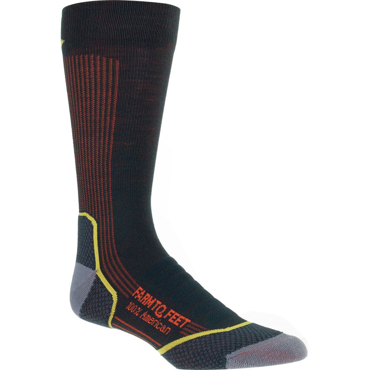Image of Farm To Feet Damascus Lightweight Hiking Sock - Men's Green Gables, L