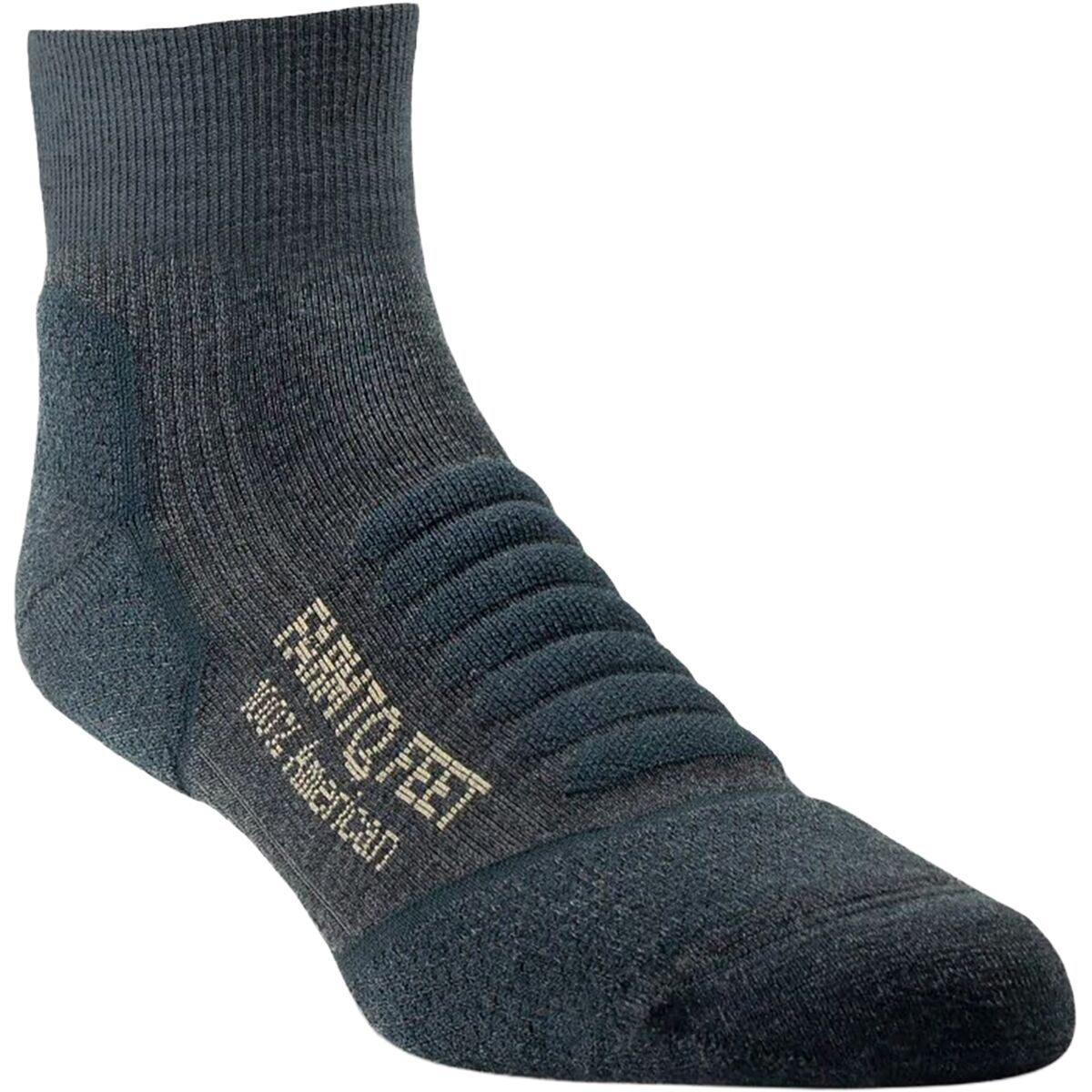 Image of Farm To Feet Damascus Lightweight Technical 1/4 Crew Sock - Men's Shadow, L