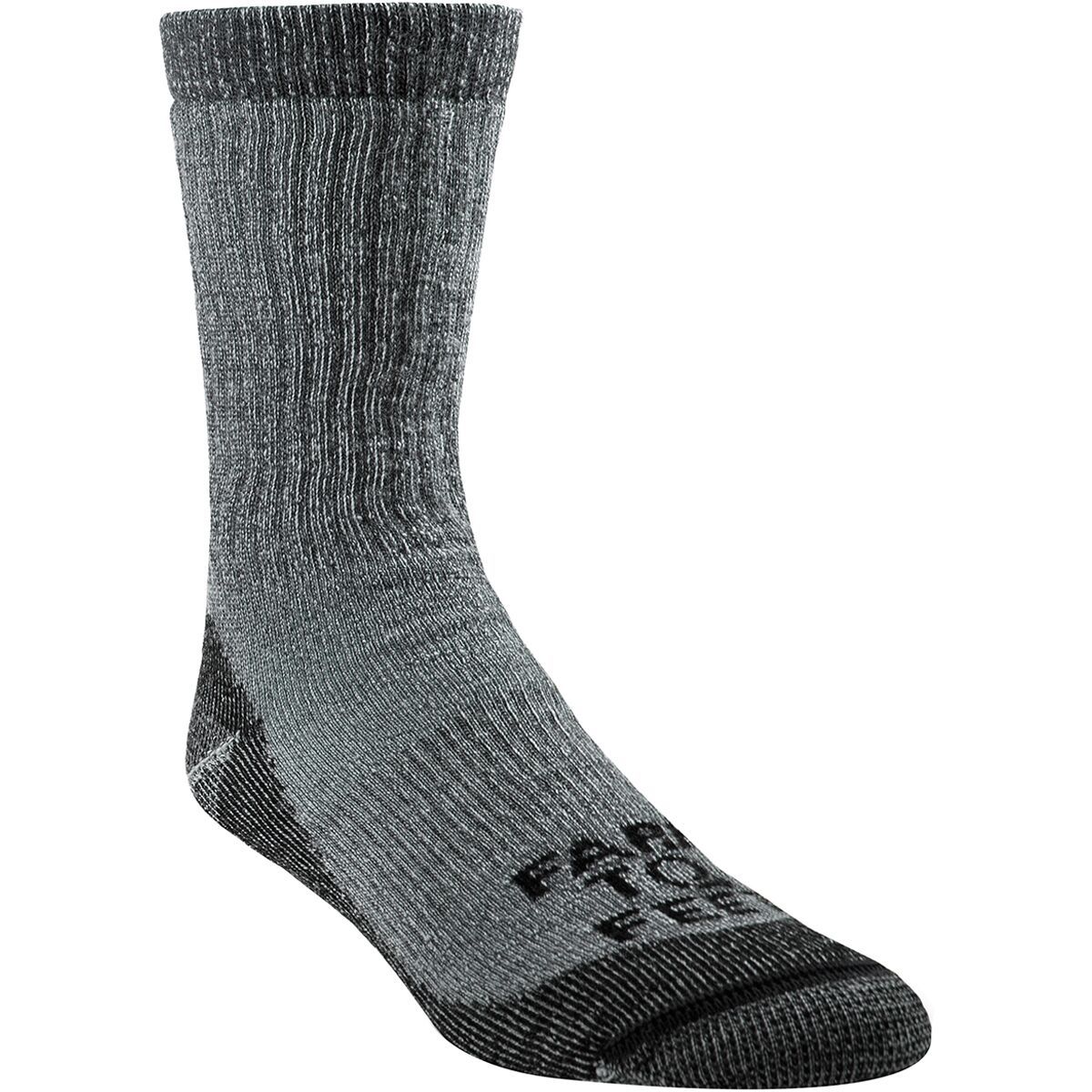 Image of Farm To Feet Boulder Medium Weight Crew Hiking Sock Dark Shadow, L