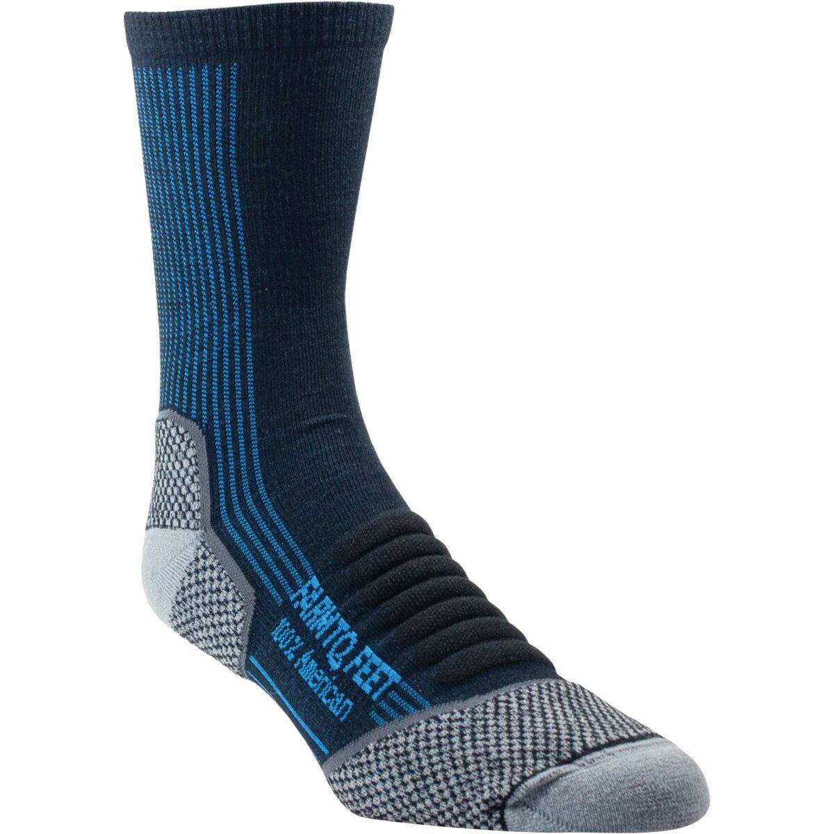 Image of Farm To Feet Damascus 3/4 Crew Sock Black/Bunting, M