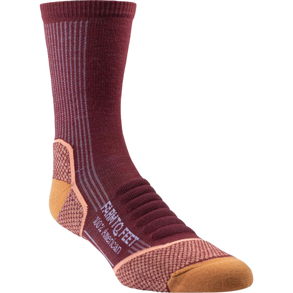 Image of Farm To Feet Damascus 3/4 Crew Sock Plum, M