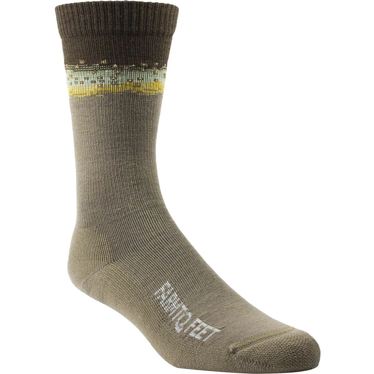 Image of Farm To Feet Missoula Everyday Sock - Men's Brown Trout, M