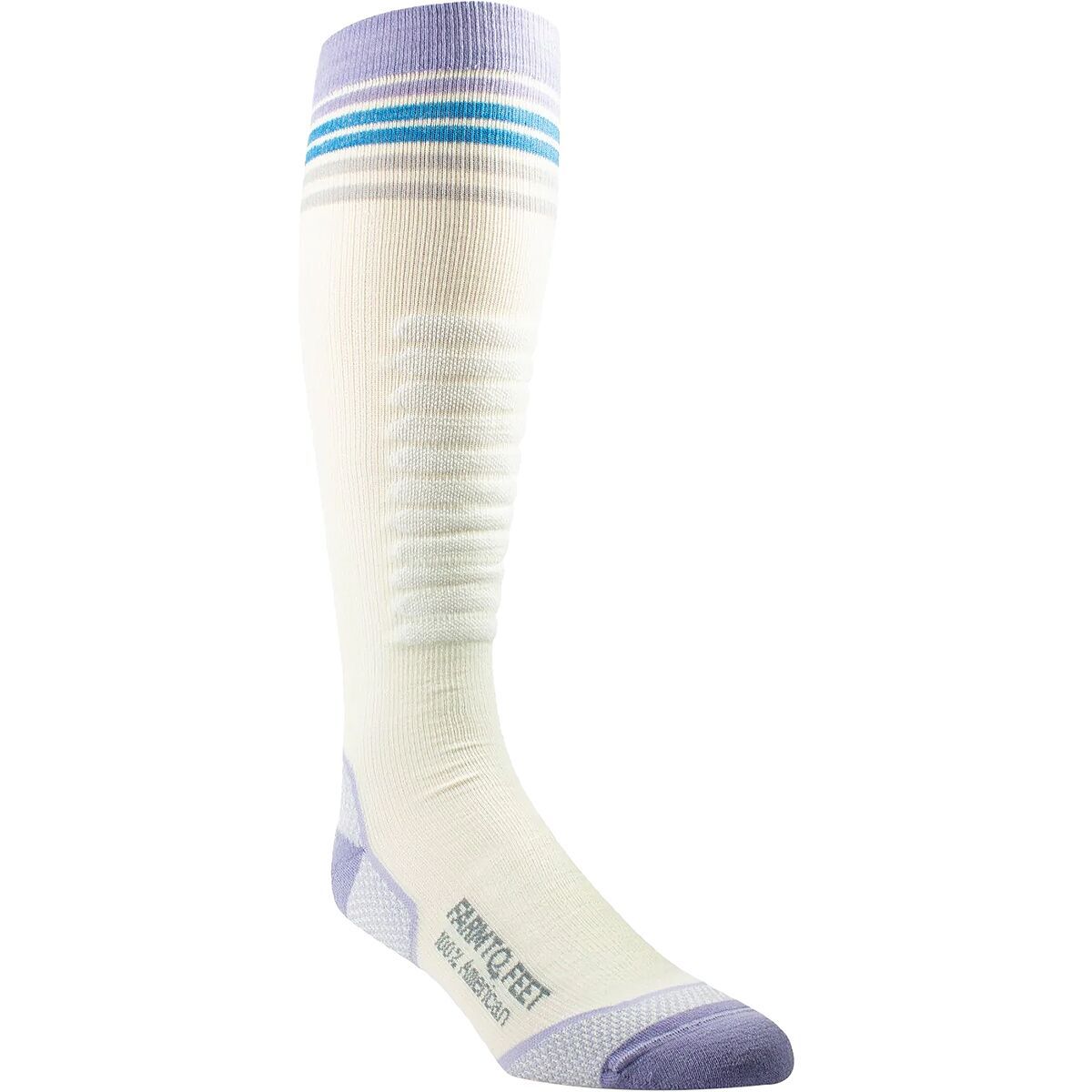 Image of Farm To Feet Waitsfield 2.0 Snow OTC Sock Thistle Down, L