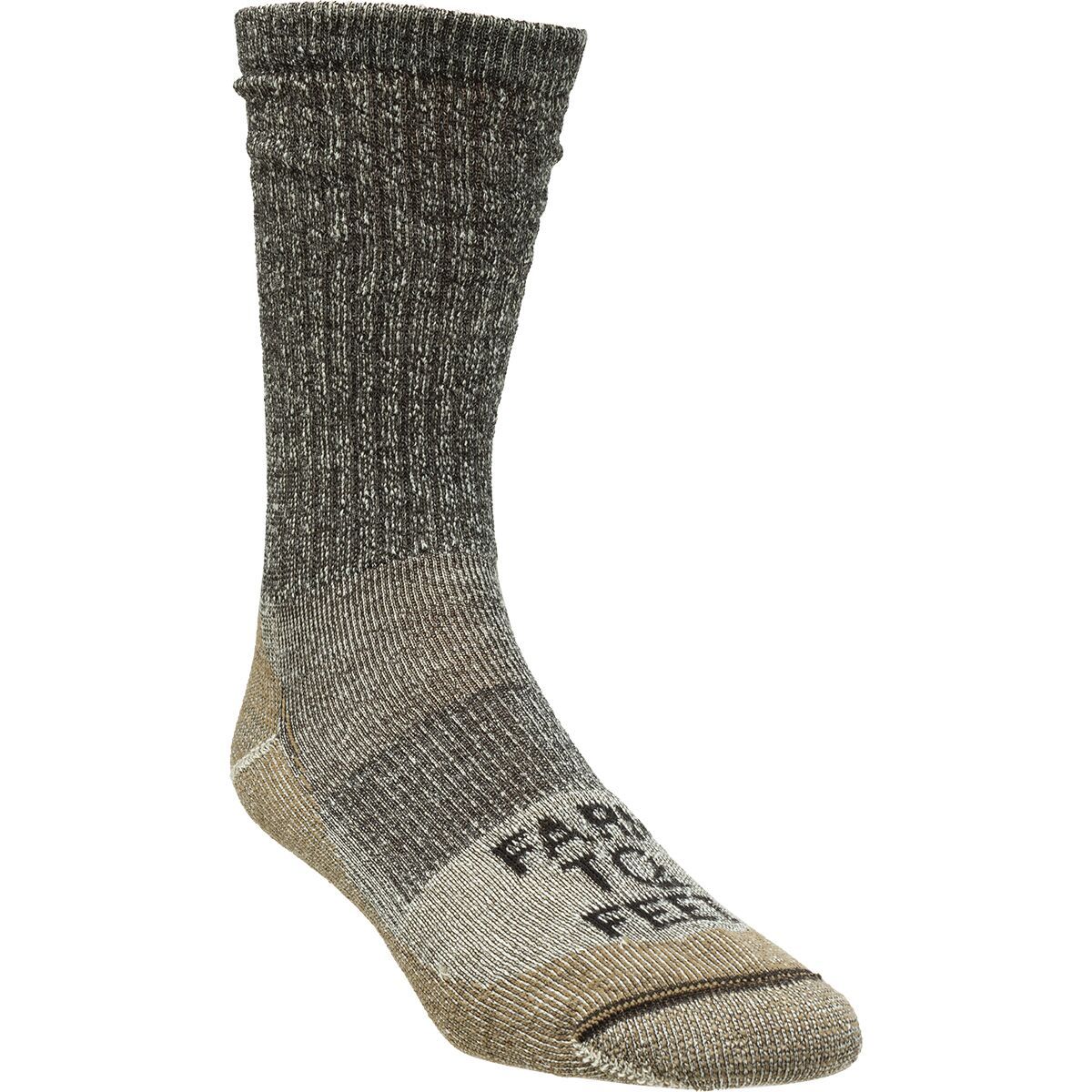 Image of Farm To Feet Boulder Traditional Lightweight Hiker Sock Brown, S