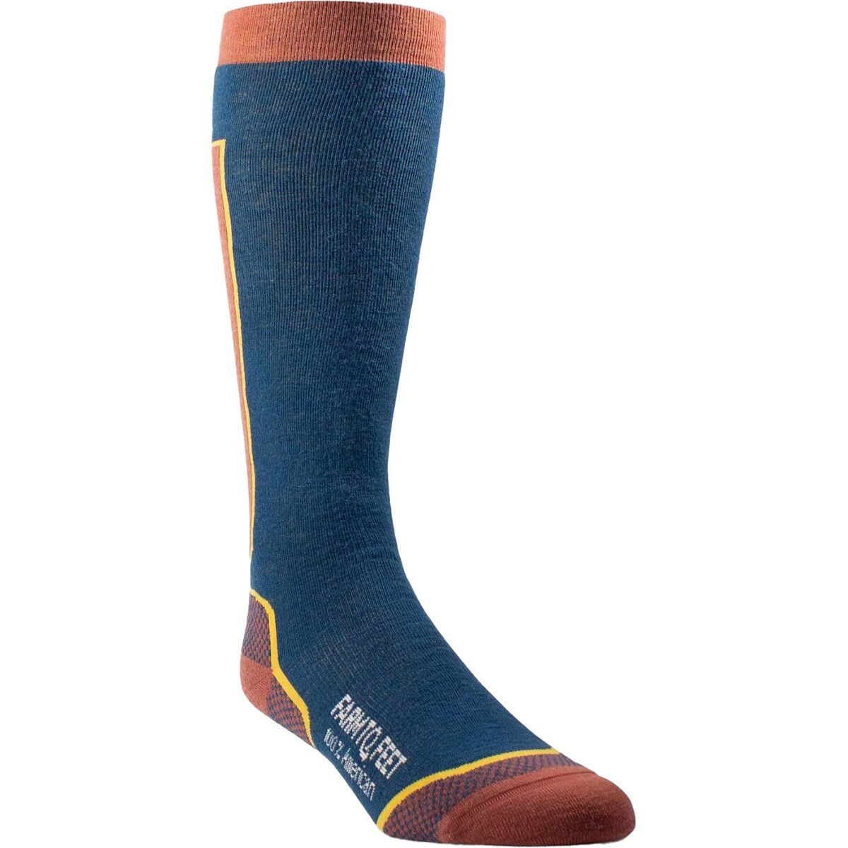 Image of Farm To Feet Park City 2.0 FC OTC Sock Denim Blue, S