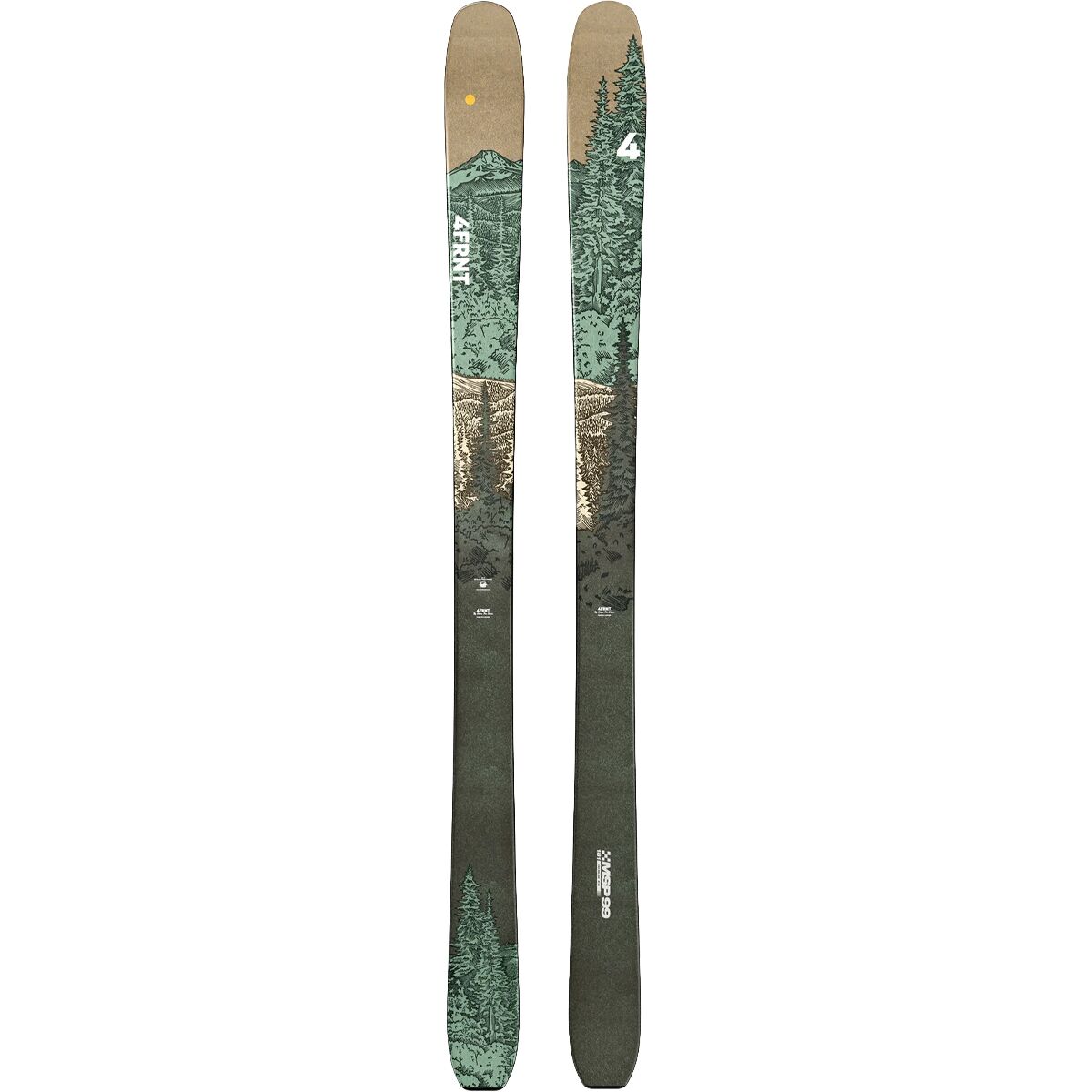 4FRNT Skis 4FRNT Skis MSP 99 One Color, 176cm