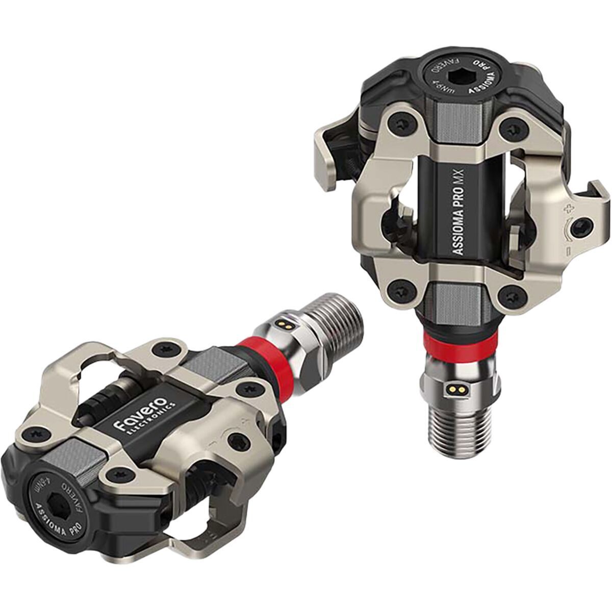 Favero Favero Assioma PRO MX-2 Pedals Black/Silver, Dual Sided Power Pedals - $809.00 at Backcountry.com