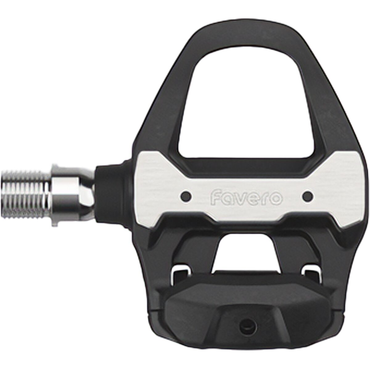 Image of Favero Assioma PRO RS-1 Pedals Black/Silver, Left Side Power Pedal
