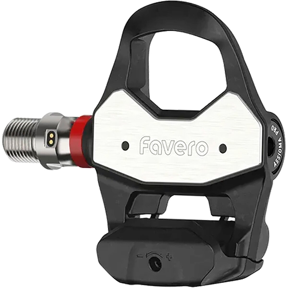 Favero Assioma PRO RL-1 Pedals Black/Silver, Left Side Power Pedal