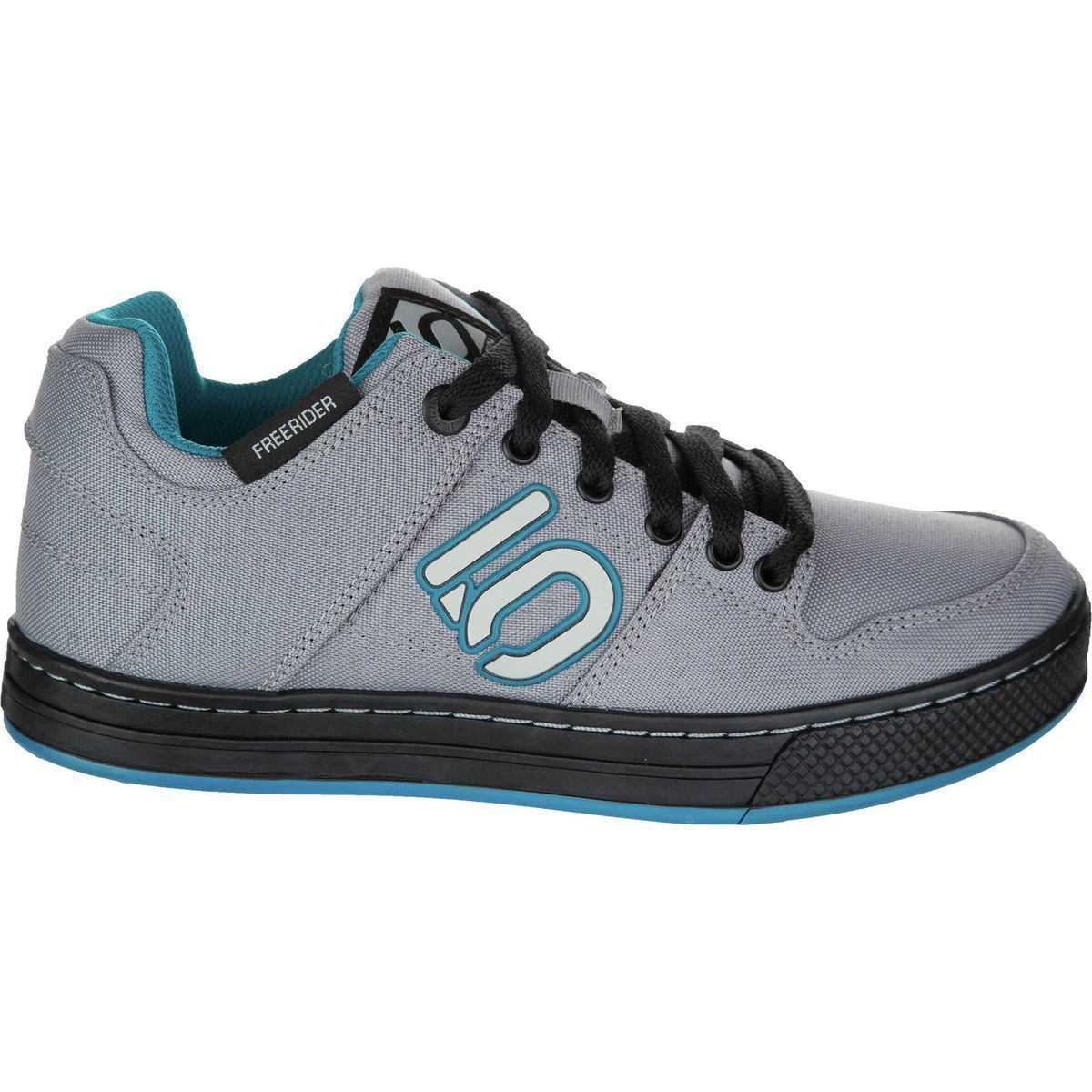 Five Ten Freerider Canvas Cycling Shoe - Women's Heather/Teal, 10.5