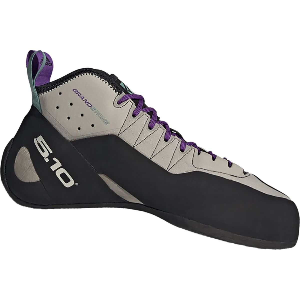 Image of Five Ten Grandstone Climbing Shoe Sesame/Black/Active Purple, Mens 9.5/Womens 10.5