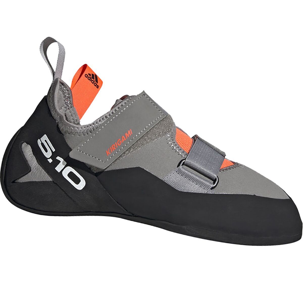Image of Five Ten Kirigami Climbing Shoe - Women's Dove Grey/Black/Solar Red, 10.0