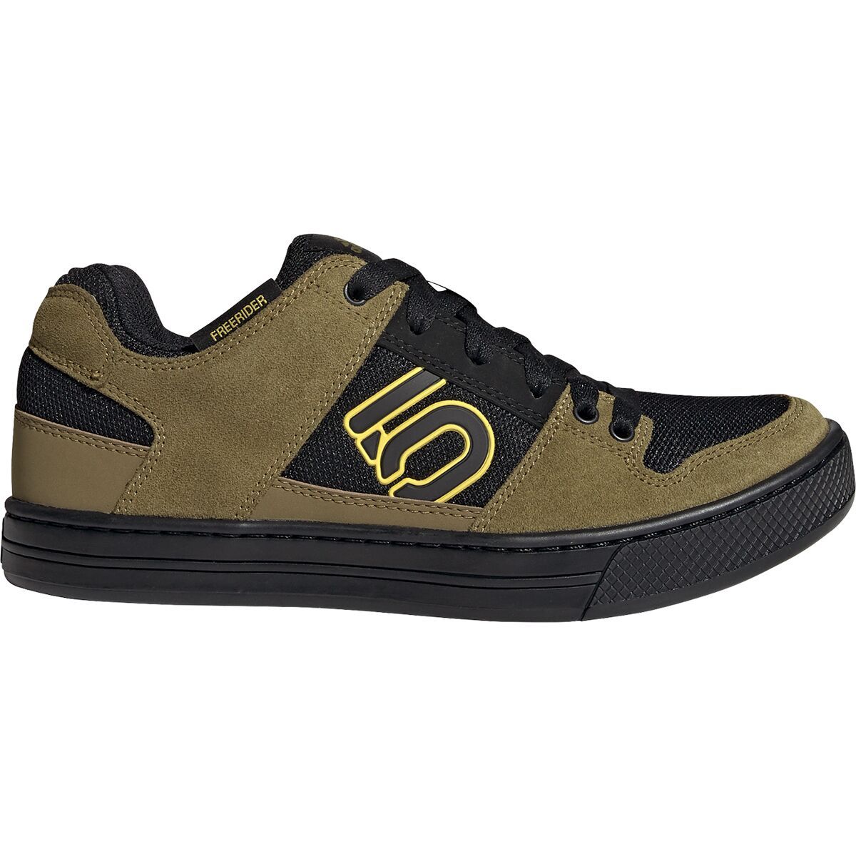 Five Ten Freerider Cycling Shoe - Men's Hazy Yellow/Wild Moss/Core Black, 9.5