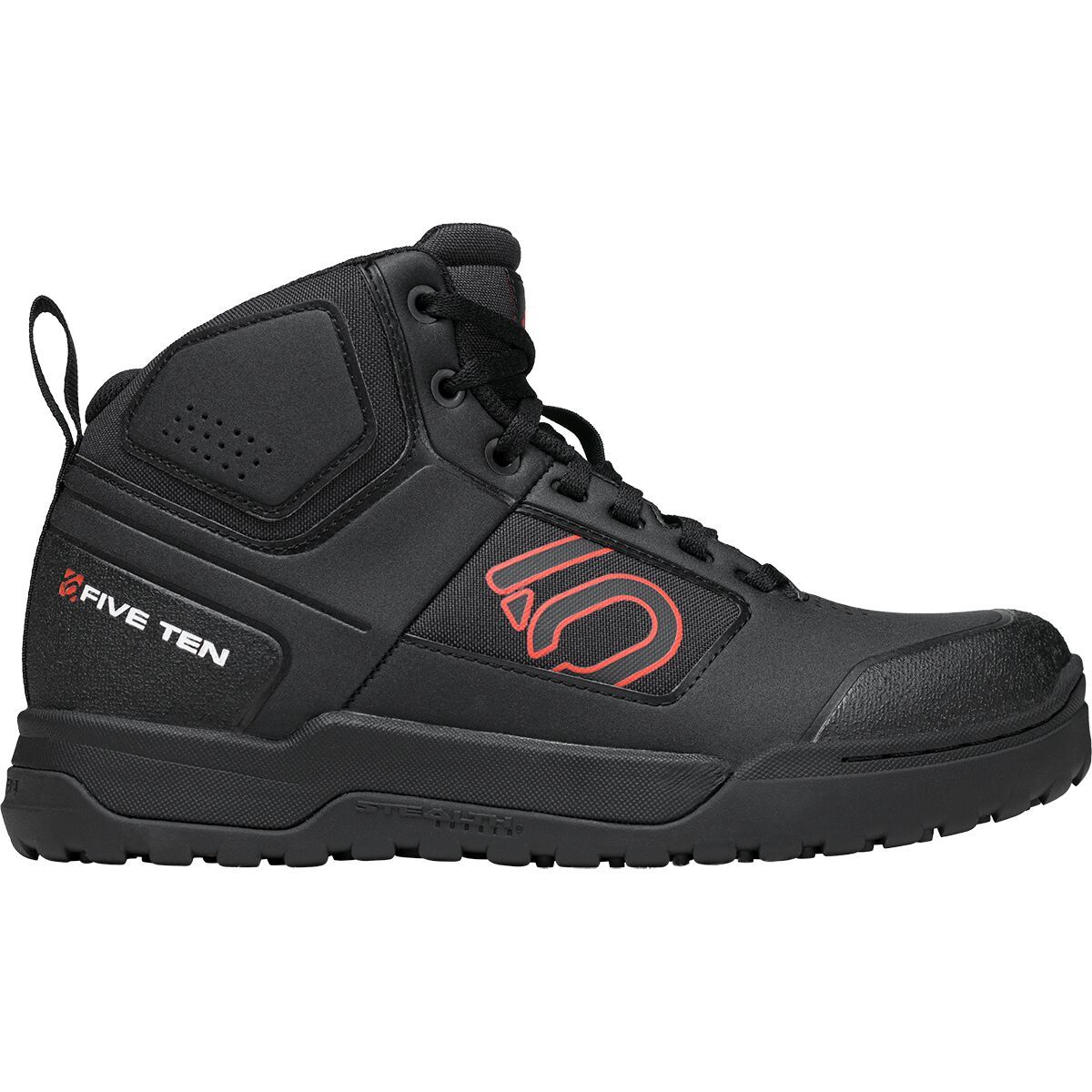 Five Ten Impact Pro Mid Cycling Shoe - Men's Core Black/Red/Core Black, 10.0