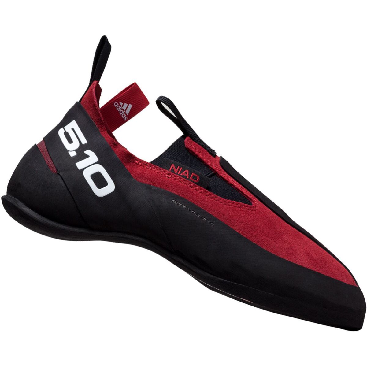 Image of Five Ten Niad Moccasym Climbing Shoe Core Black/Core Black/Matte Silver, Mens 8.5/Womens 9.5