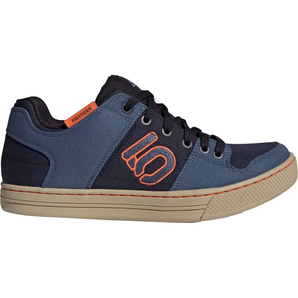 Five Ten Freerider Canvas Cycling Shoe - Men's Legend Ink/Wonder Steel/Impact Orange, 10.0